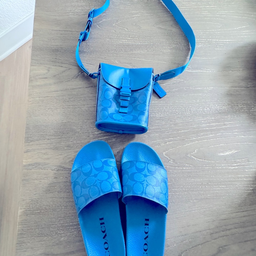 Men’s Coach Bag & Slides